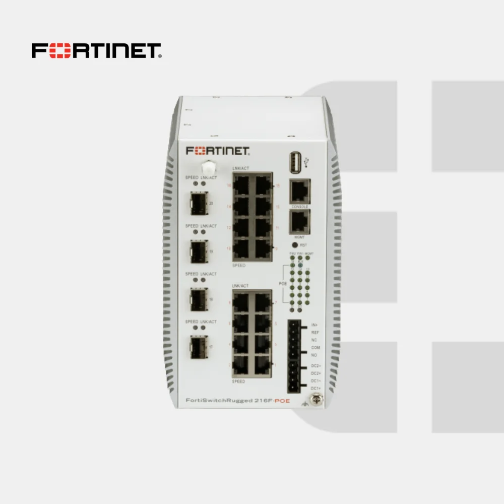 Equipo FortiSwitch Rugged 216F POE