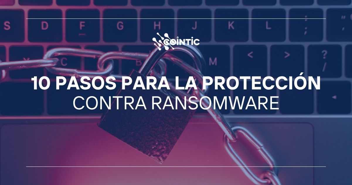 Portada de 10 pasos para la protección contra ransomware