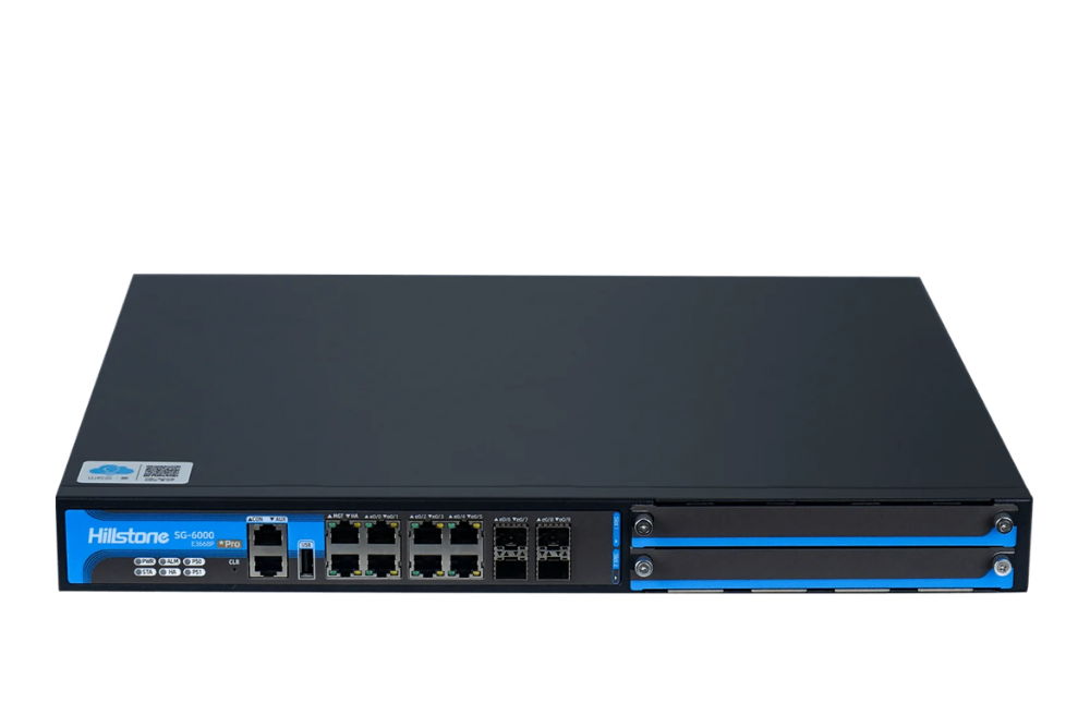 parte delantera de un equipo Hillstone NGFW
