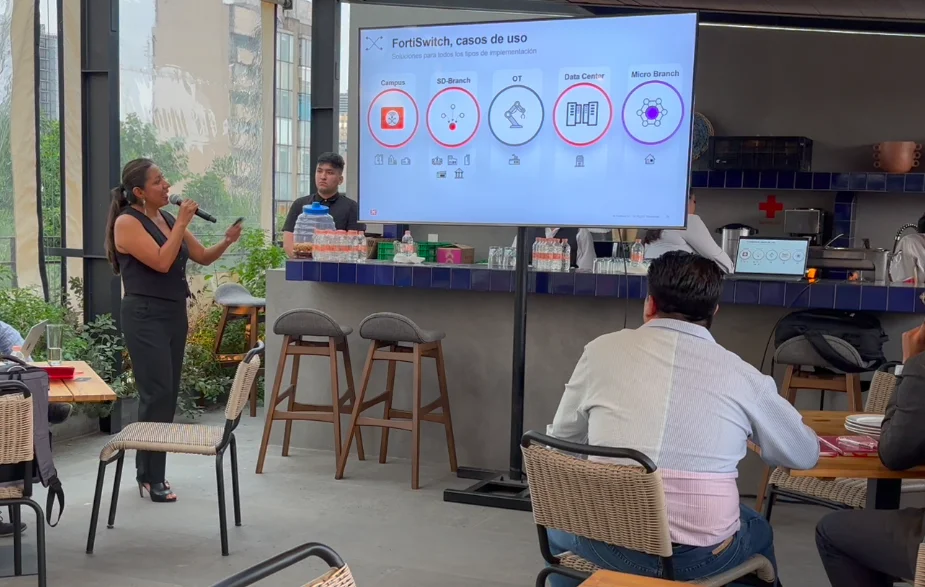 Coctel y Plática soluciones network security con Fortinet.