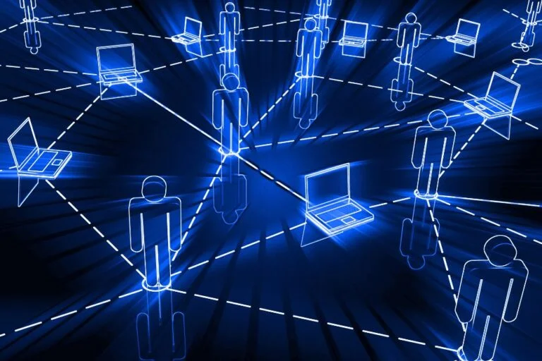 Ilustración de Conexión de computadoras