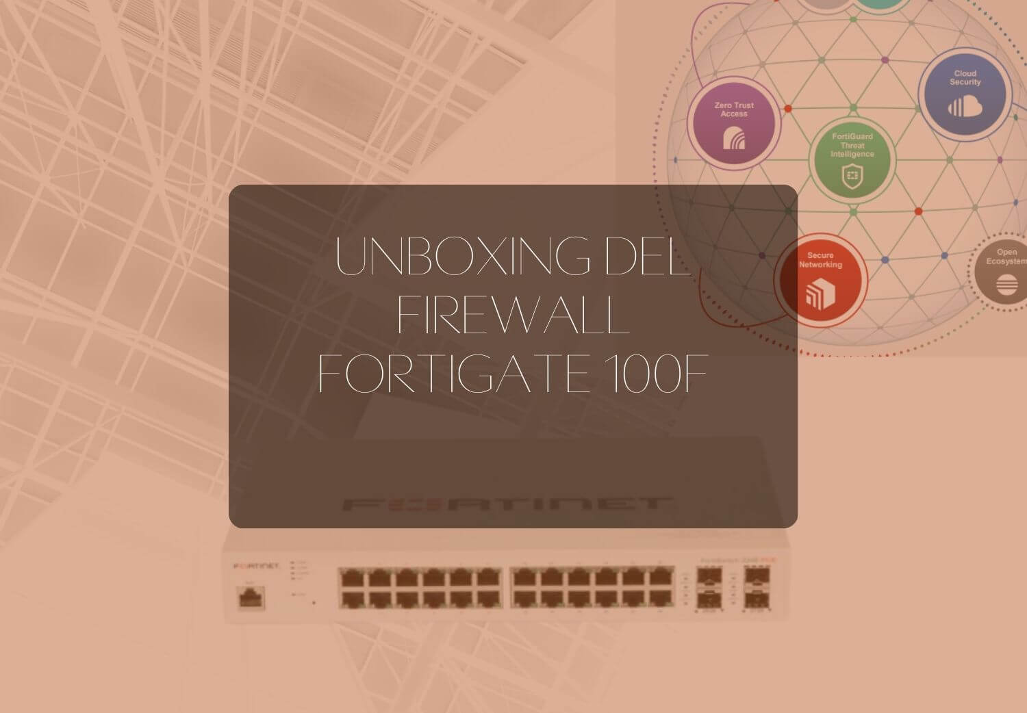 Unboxing firewall 100F