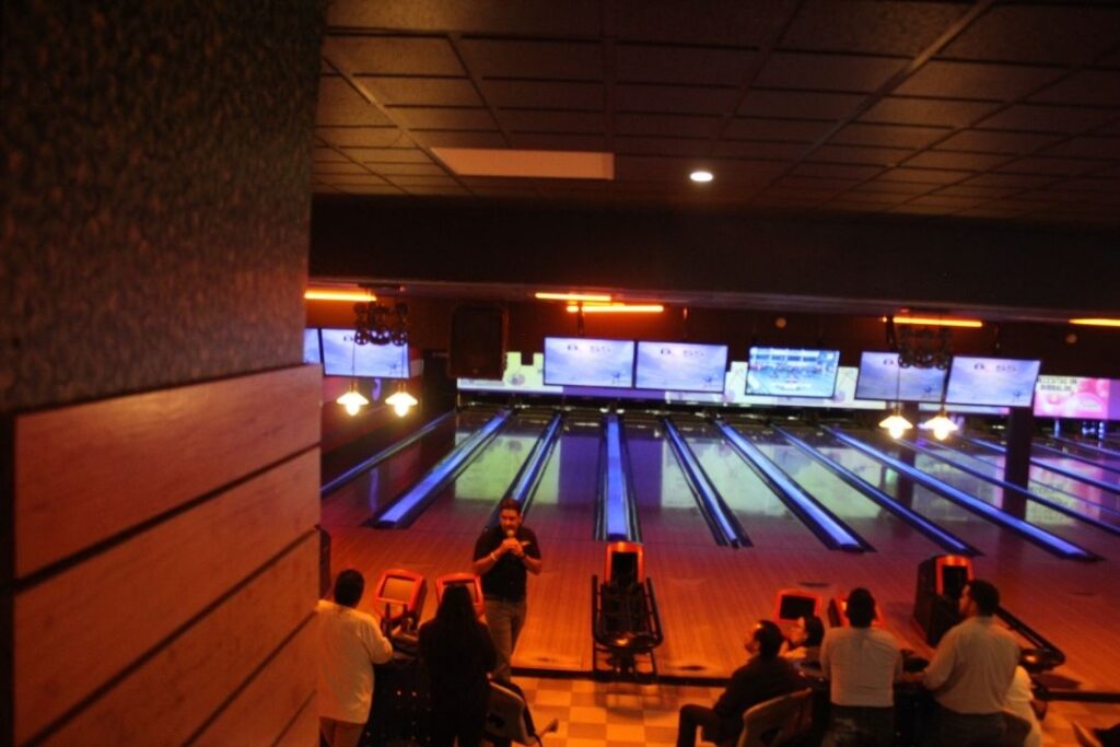 vision de bolos en boliche