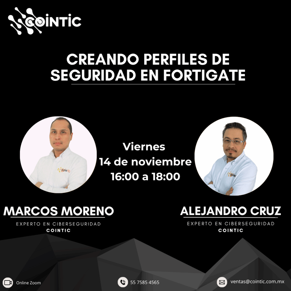 Webinar de creación de perfiles en Fortigate